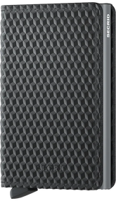 Secrid Slimwallet Cubic Black-Titanium mit Gravur - SCu-Black-Titanium